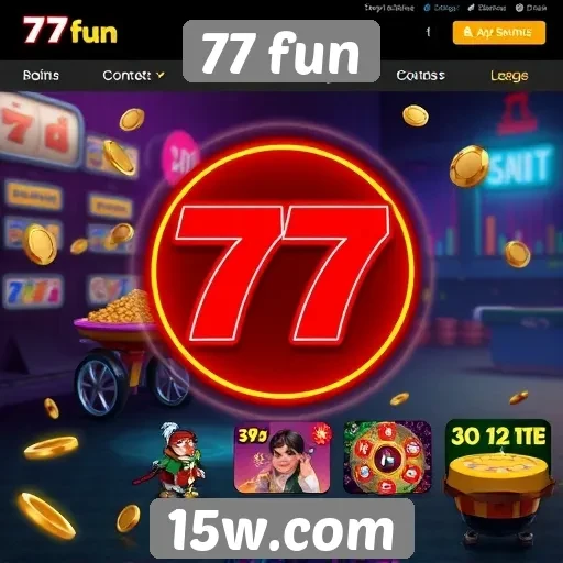 Desempenho e acessibilidade no site 77 fun